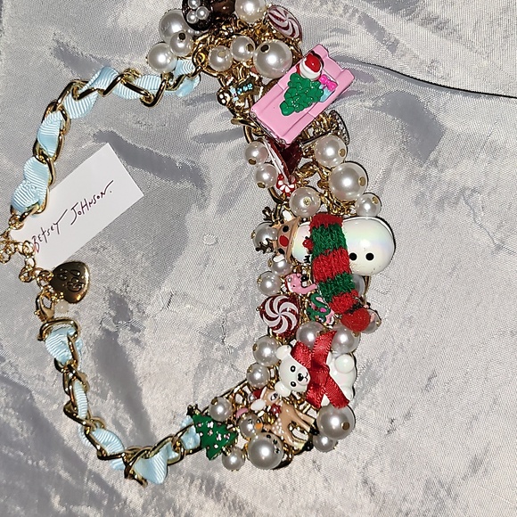 Betsey Johnson Christmas SANTA Pink - Picture 1 of 7